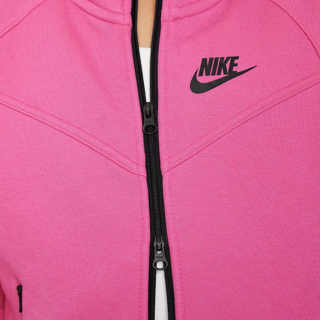Nike Sportswear Tech Fleece Big Kids&#039; (Girls&#039;) Full-Zip Hoodie FD2979-605