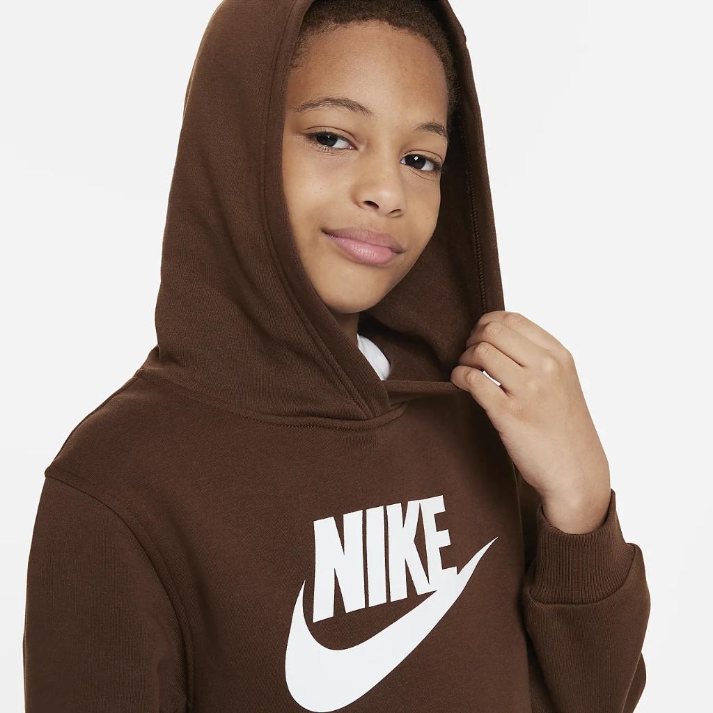Nike Sportswear Club Fleece Big Kids&#039; Hoodie FD2988-259