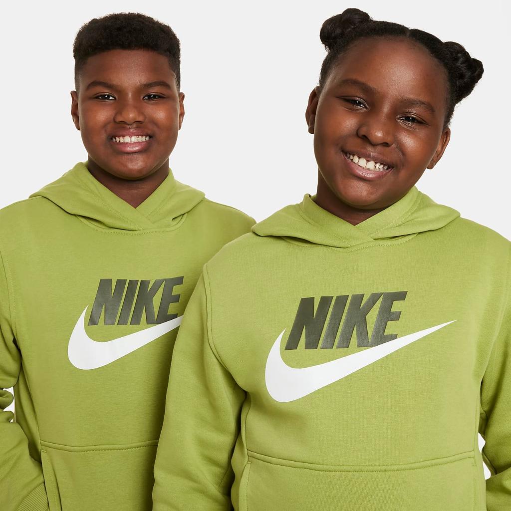 Nike Sportswear Club Fleece Big Kids&#039; Hoodie (Extended Size) FD2989-377