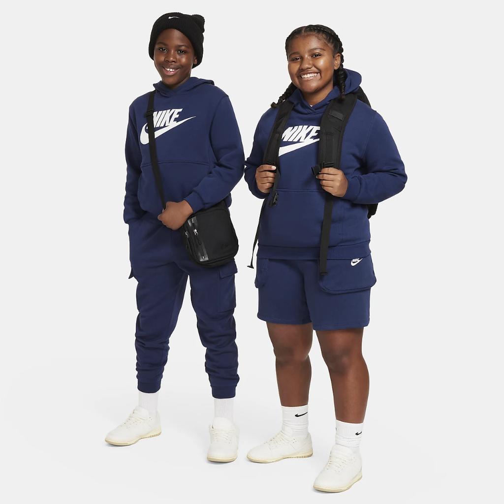 Nike Sportswear Club Fleece Big Kids&#039; Hoodie (Extended Size) FD2989-410