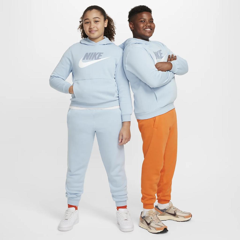 Nike Sportswear Club Fleece Big Kids&#039; Hoodie (Extended Size) FD2989-440