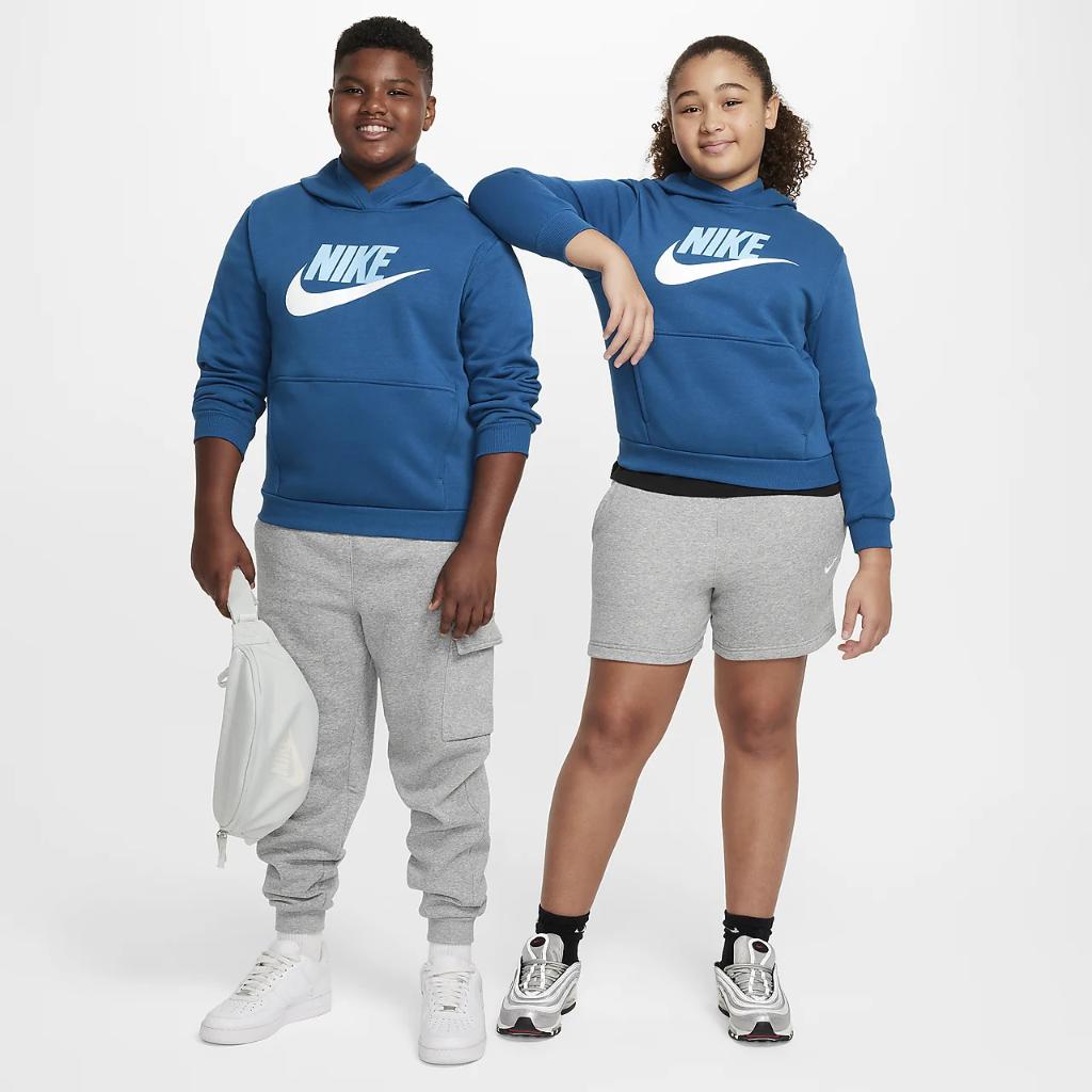 Nike Sportswear Club Fleece Big Kids&#039; Hoodie (Extended Size) FD2989-476