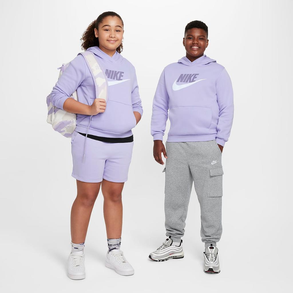 Nike Sportswear Club Fleece Big Kids&#039; Hoodie (Extended Size) FD2989-515