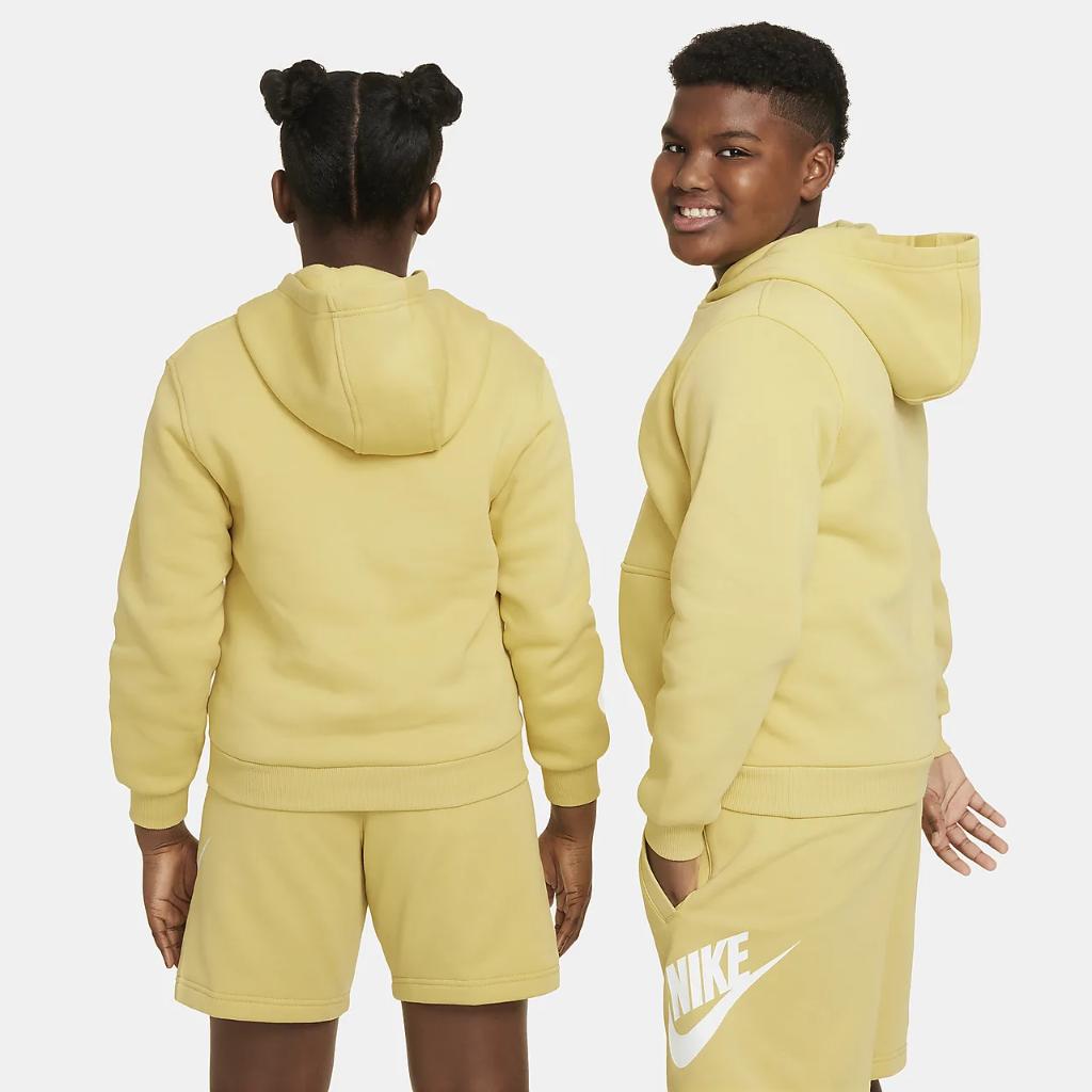 Nike Sportswear Club Fleece Big Kids&#039; Hoodie (Extended Size) FD2989-700
