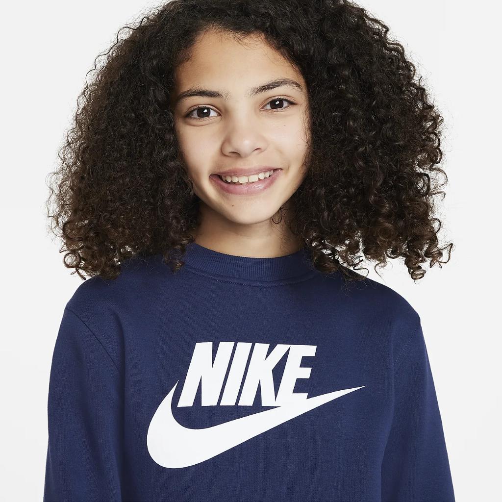 Nike Sportswear Club Fleece Big Kids&#039; Sweatshirt FD2992-410