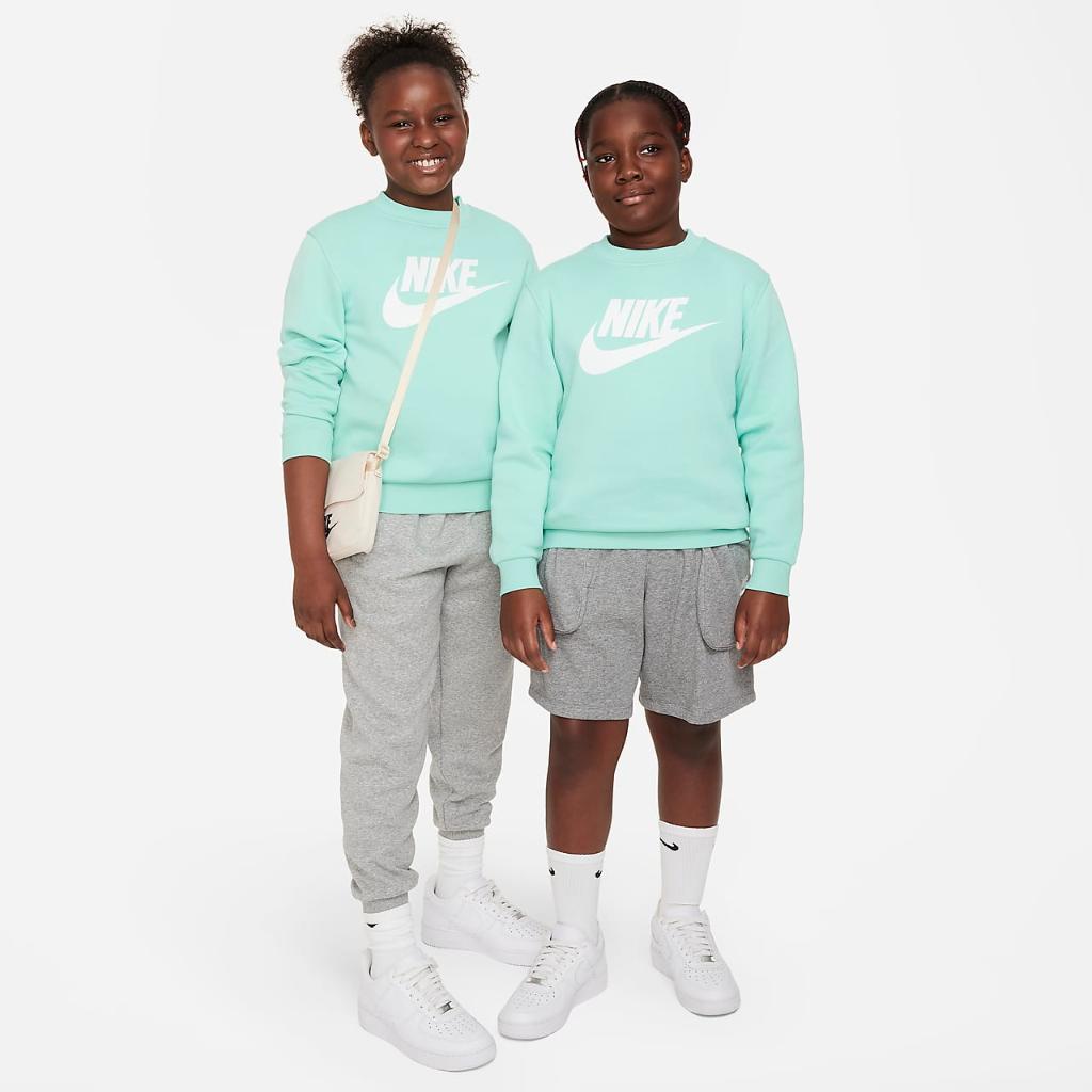 Nike Sportswear Club Fleece Big Kids&#039; Sweatshirt (Extended Size) FD2993-349