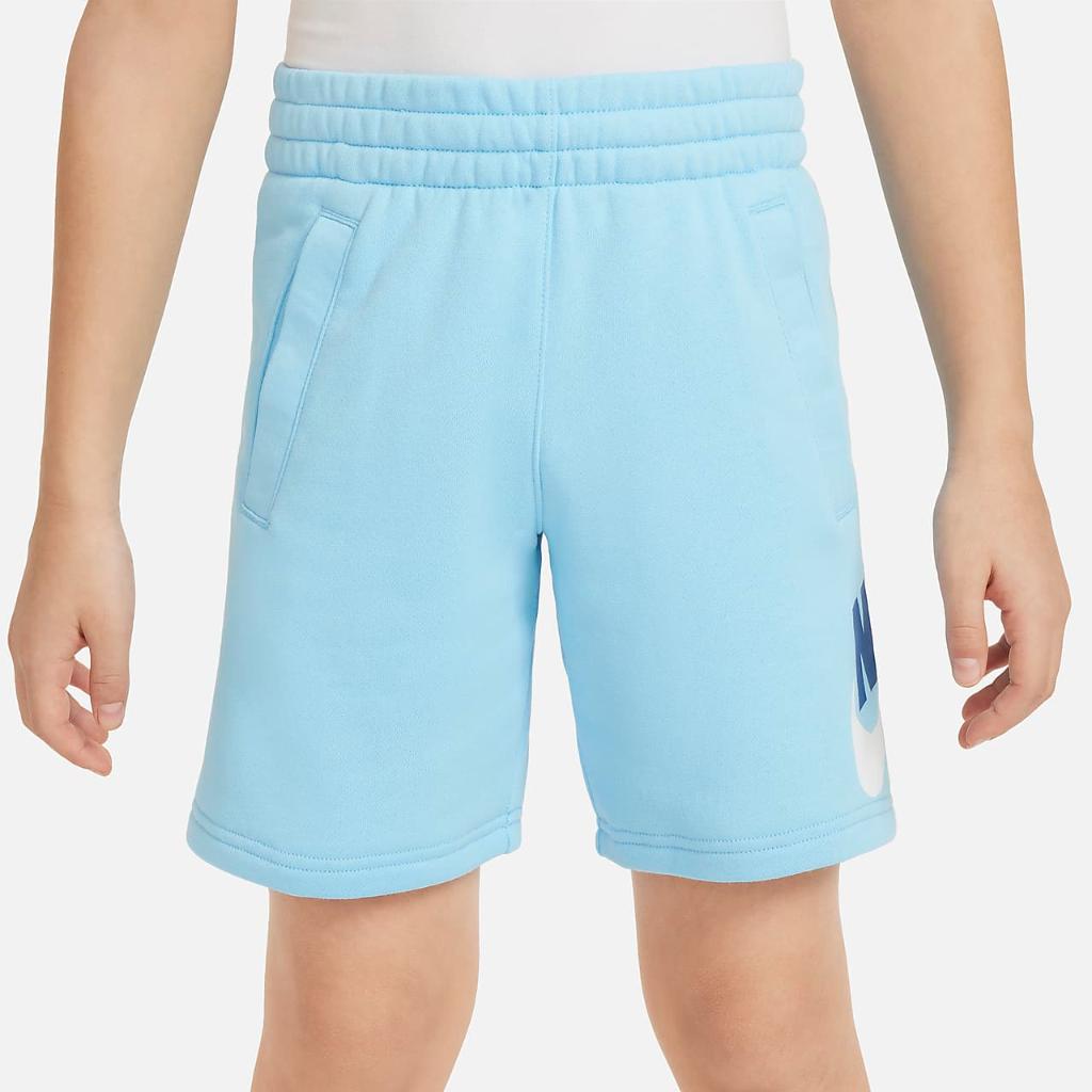 Nike Sportswear Club Fleece Big Kids&#039; French Terry Shorts FD2997-407