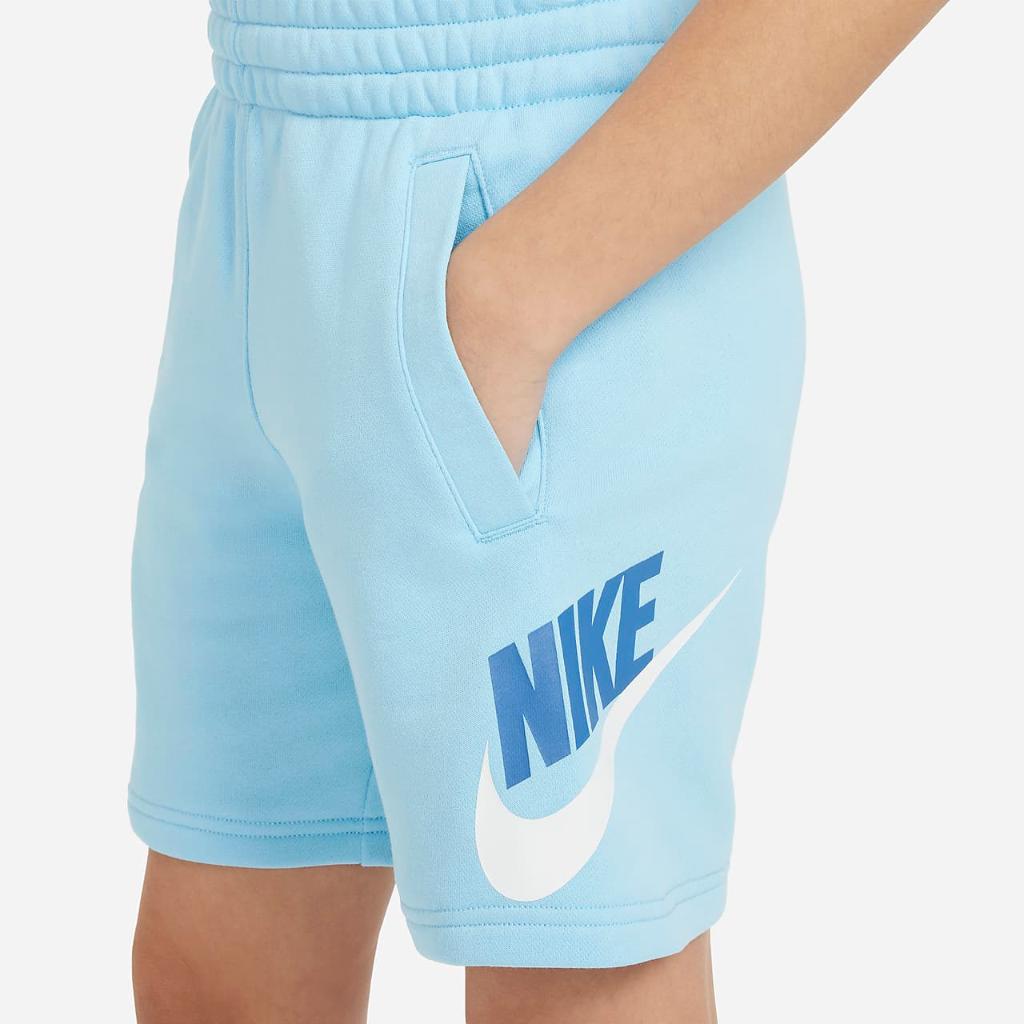 Nike Sportswear Club Fleece Big Kids&#039; French Terry Shorts FD2997-407