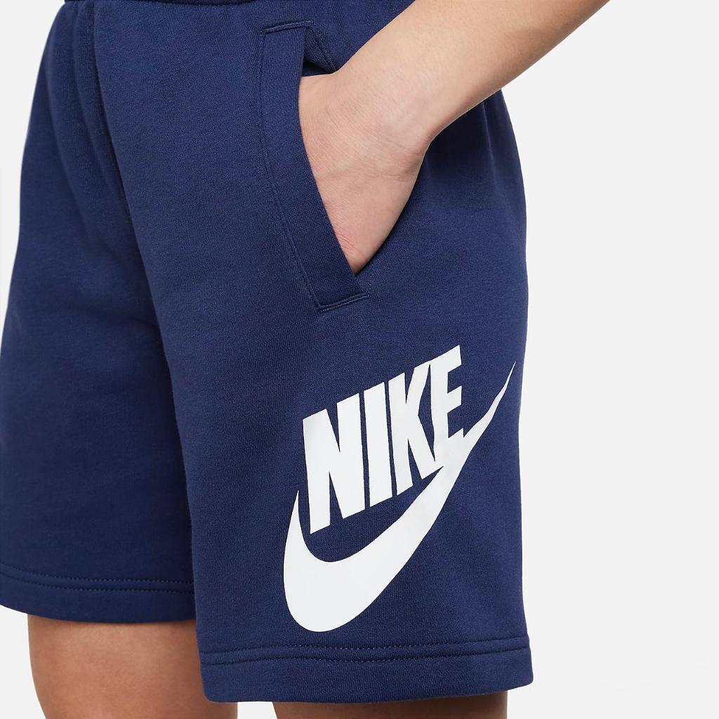Nike Sportswear Club Fleece Big Kids&#039; French Terry Shorts FD2997-410