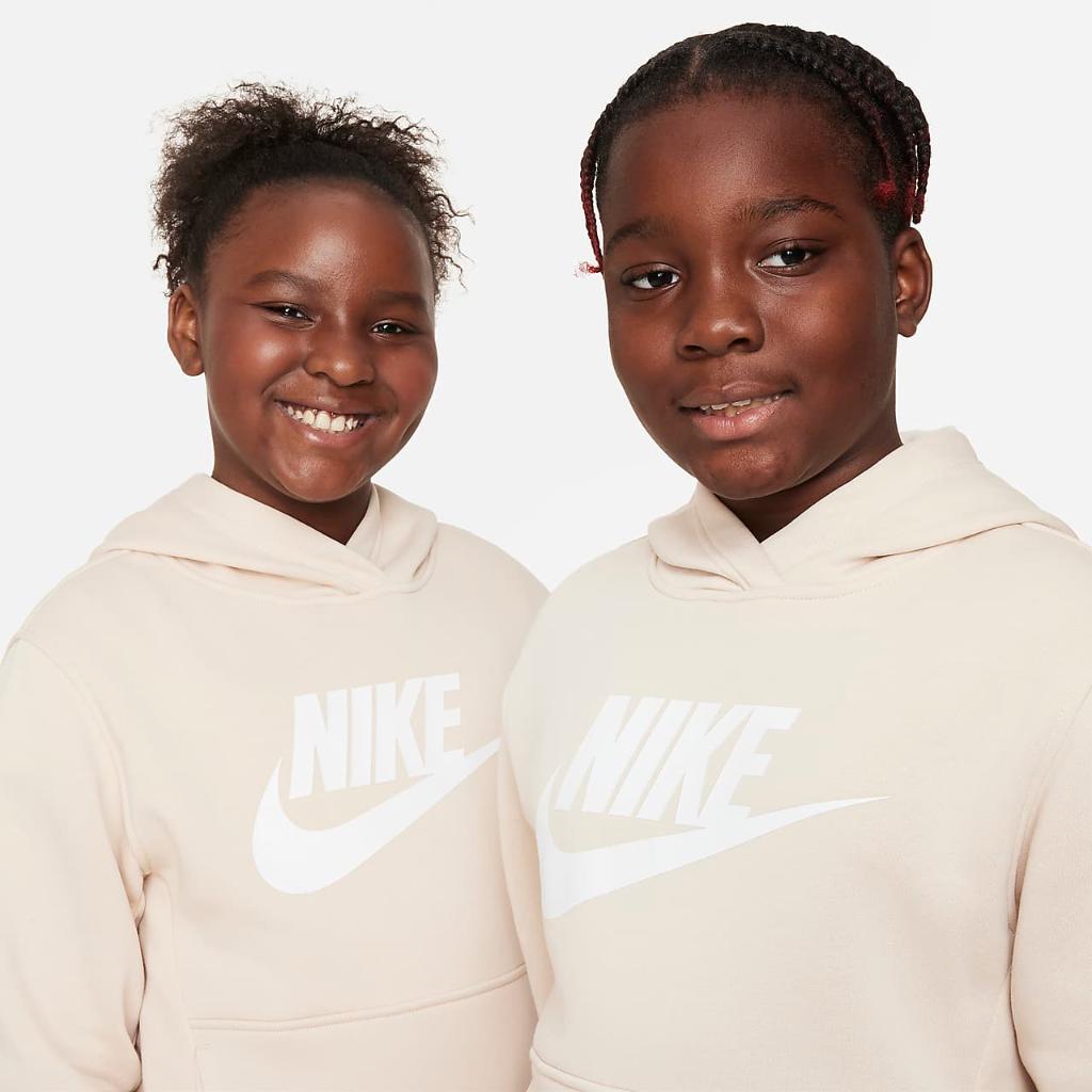 Nike Sportswear Club Fleece Big Kids&#039; French Terry Shorts (Extended Size) FD2998-126