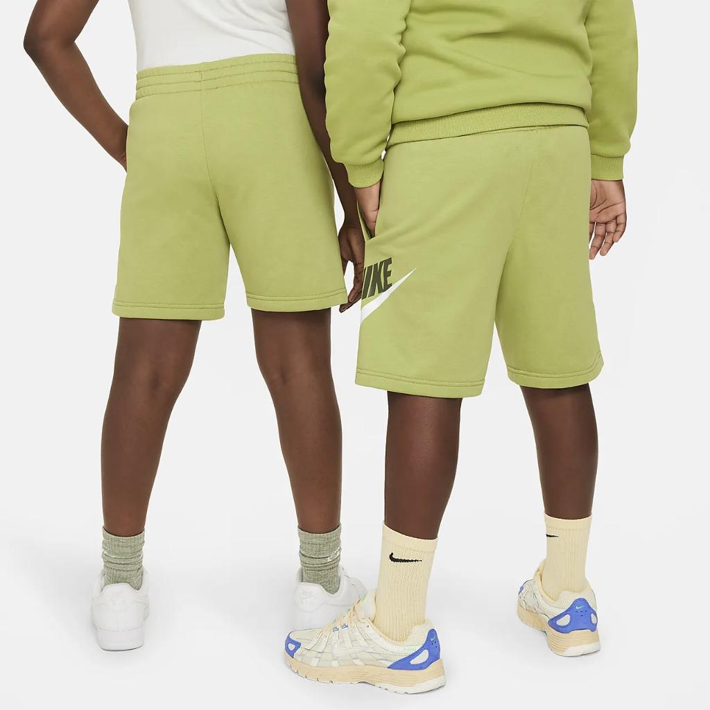 Nike Sportswear Club Fleece Big Kids&#039; French Terry Shorts (Extended Size) FD2998-377