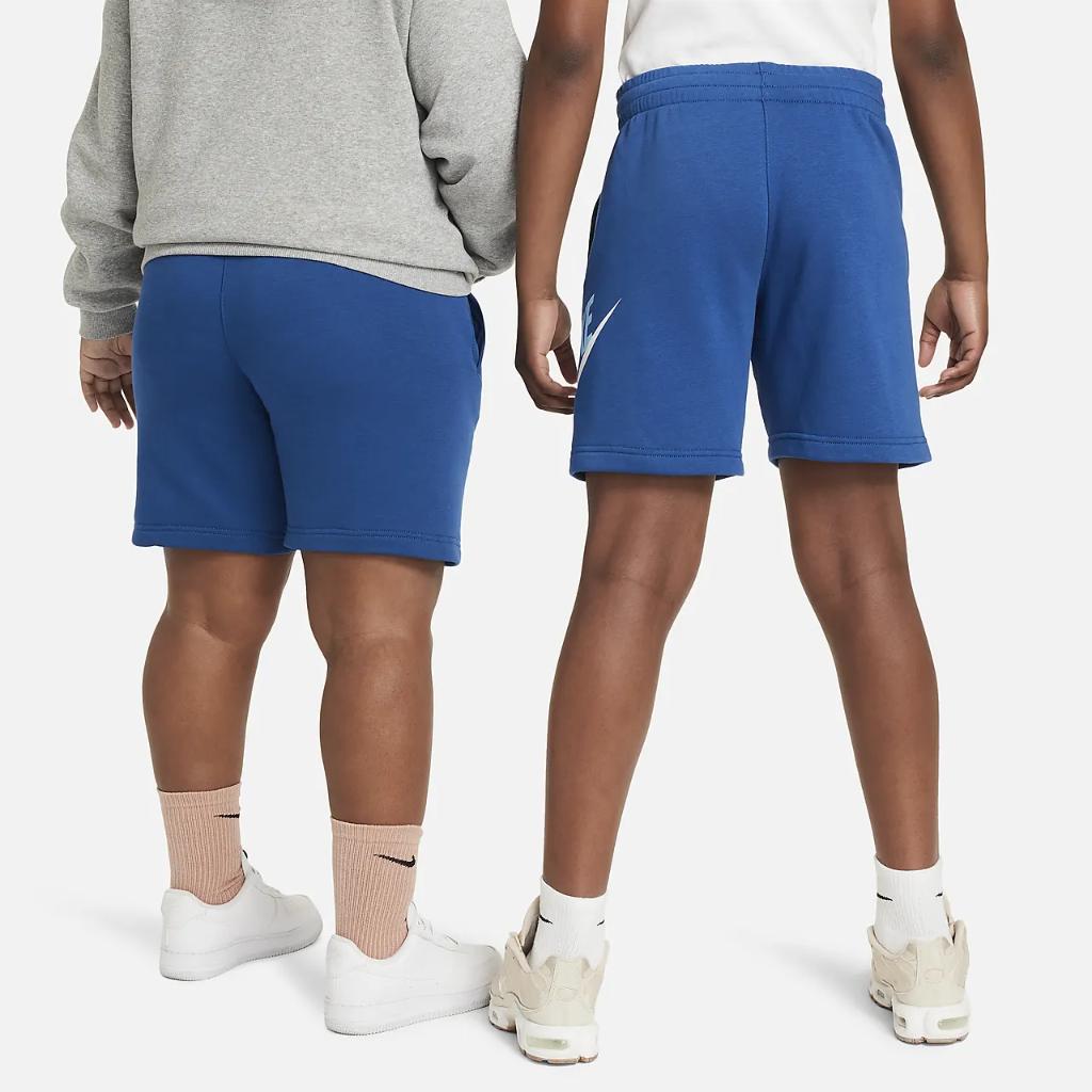 Nike Sportswear Club Fleece Big Kids&#039; French Terry Shorts (Extended Size) FD2998-476