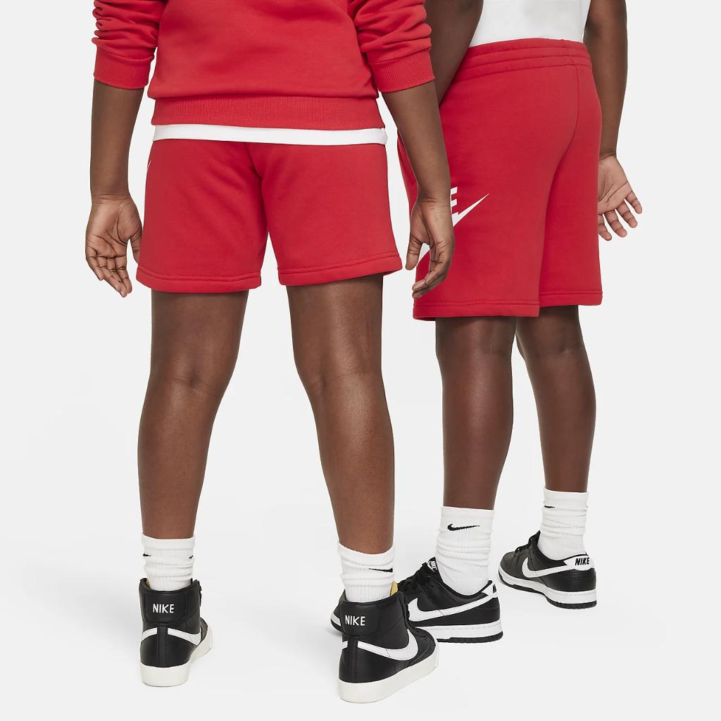 Nike Sportswear Club Fleece Big Kids&#039; French Terry Shorts (Extended Size) FD2998-657