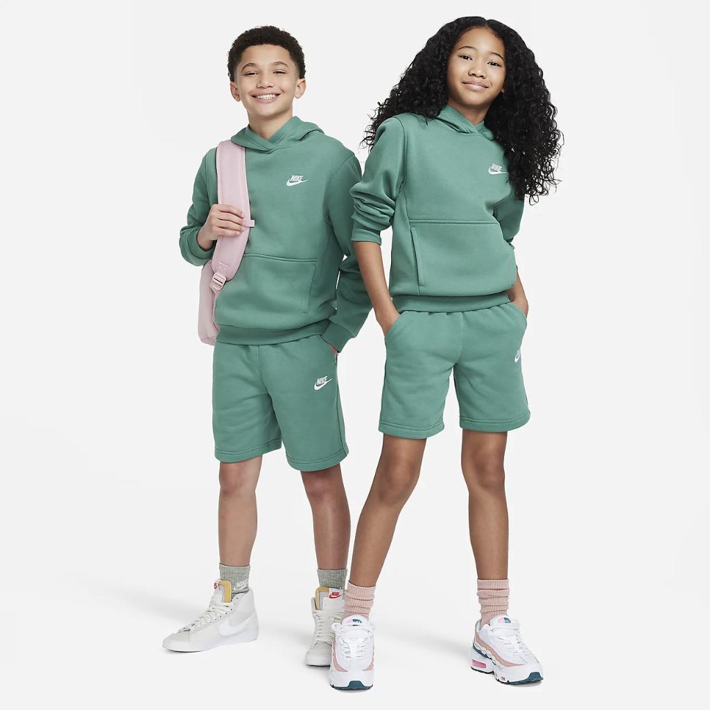 Nike Sportswear Club Fleece Big Kids&#039; Pullover Hoodie FD3000-361