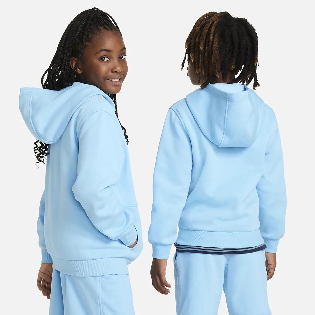 Nike Sportswear Club Fleece Big Kids&#039; Pullover Hoodie FD3000-407