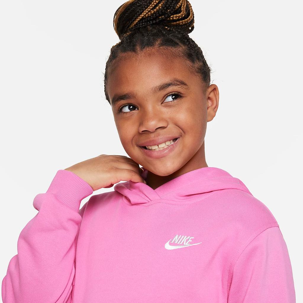 Nike Sportswear Club Fleece Big Kids&#039; Pullover Hoodie FD3000-675