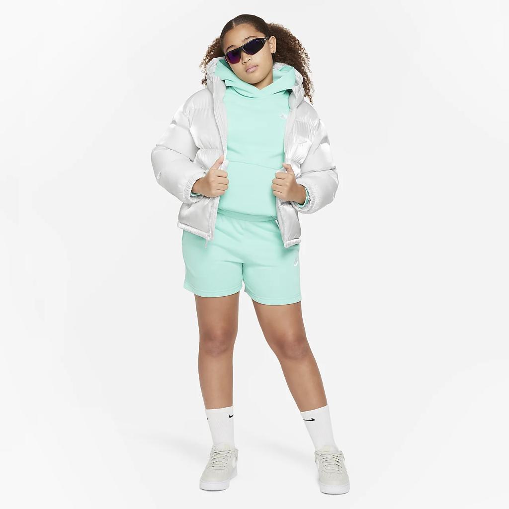 Nike Sportswear Club Fleece Big Kids&#039; Pullover Hoodie (Extended Size) FD3001-349