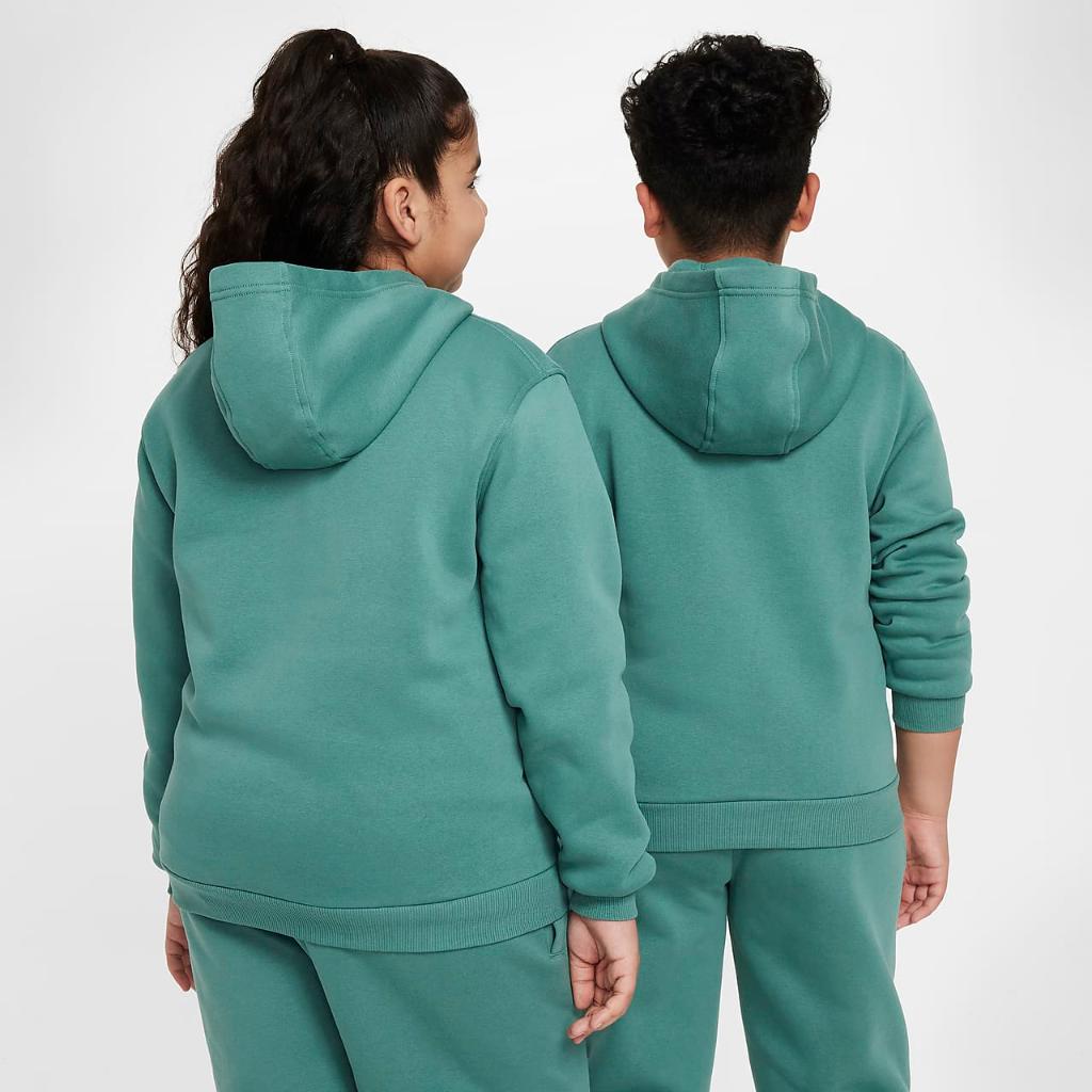 Nike Sportswear Club Fleece Big Kids&#039; Pullover Hoodie (Extended Size) FD3001-361