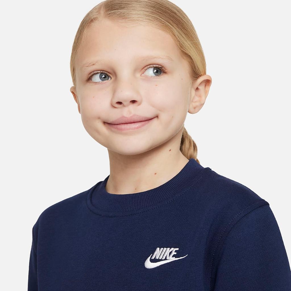 Nike Sportswear Club Fleece Big Kids&#039; Sweatshirt FD3006-410