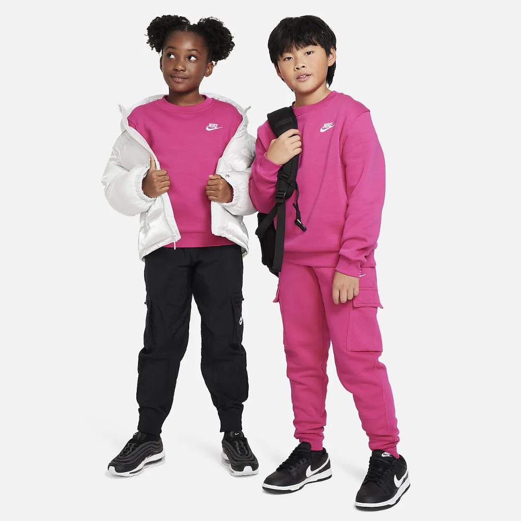 Nike Sportswear Club Fleece Big Kids&#039; Sweatshirt FD3006-615