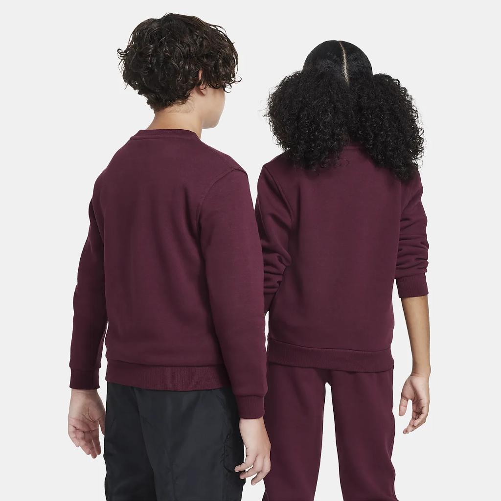 Nike Sportswear Club Fleece Big Kids&#039; Sweatshirt FD3006-681