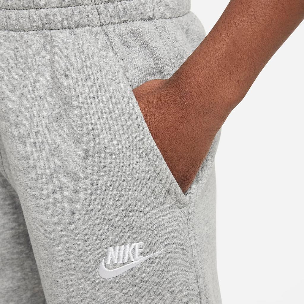 Nike Sportswear Club Fleece Big Kids&#039; Open-Hem Pants FD3010-063