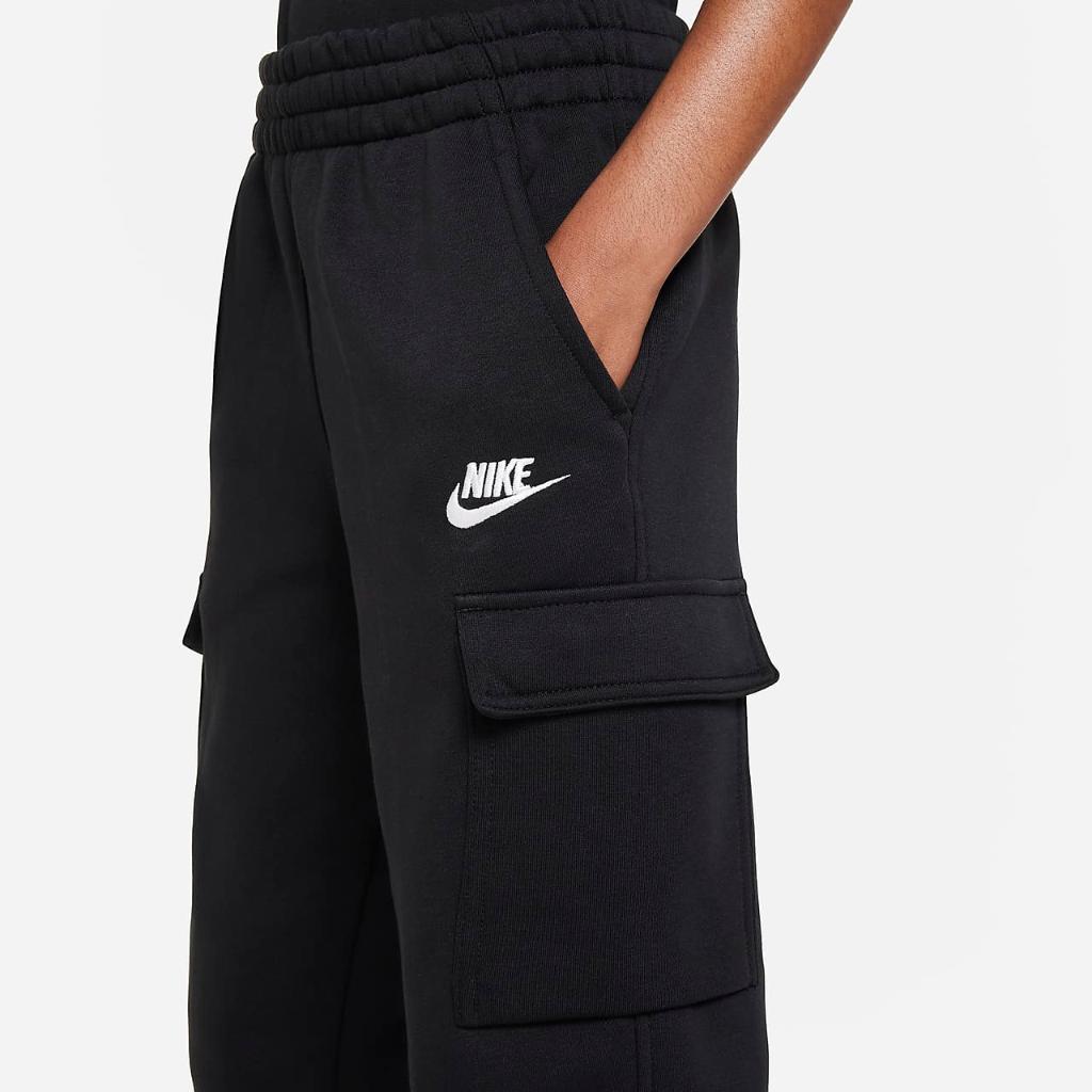 Nike Sportswear Club Fleece Big Kids&#039; Cargo Pants FD3012-010