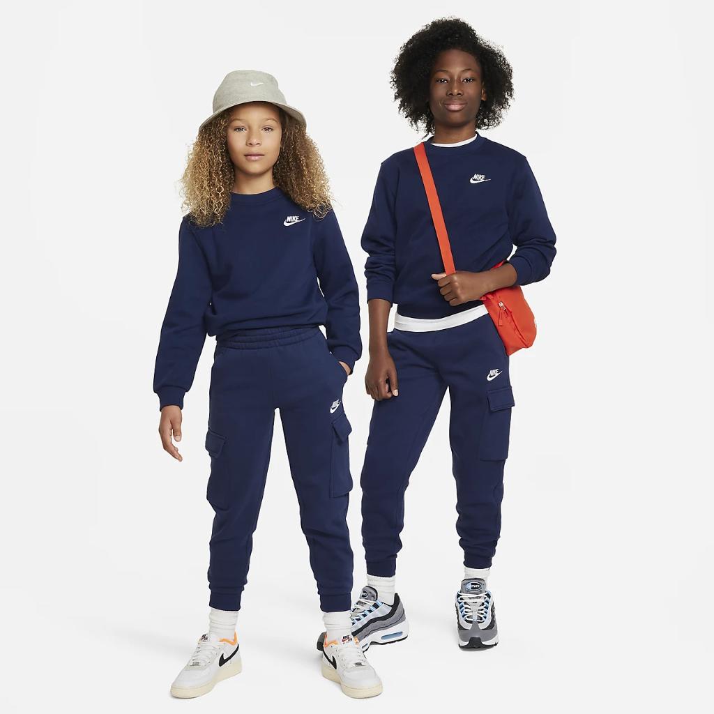 Nike Sportswear Club Fleece Big Kids&#039; Cargo Pants FD3012-410