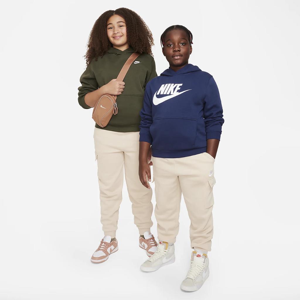 Nike Sportswear Club Fleece Big Kids&#039; Cargo Pants (Extended Size) FD3013-126