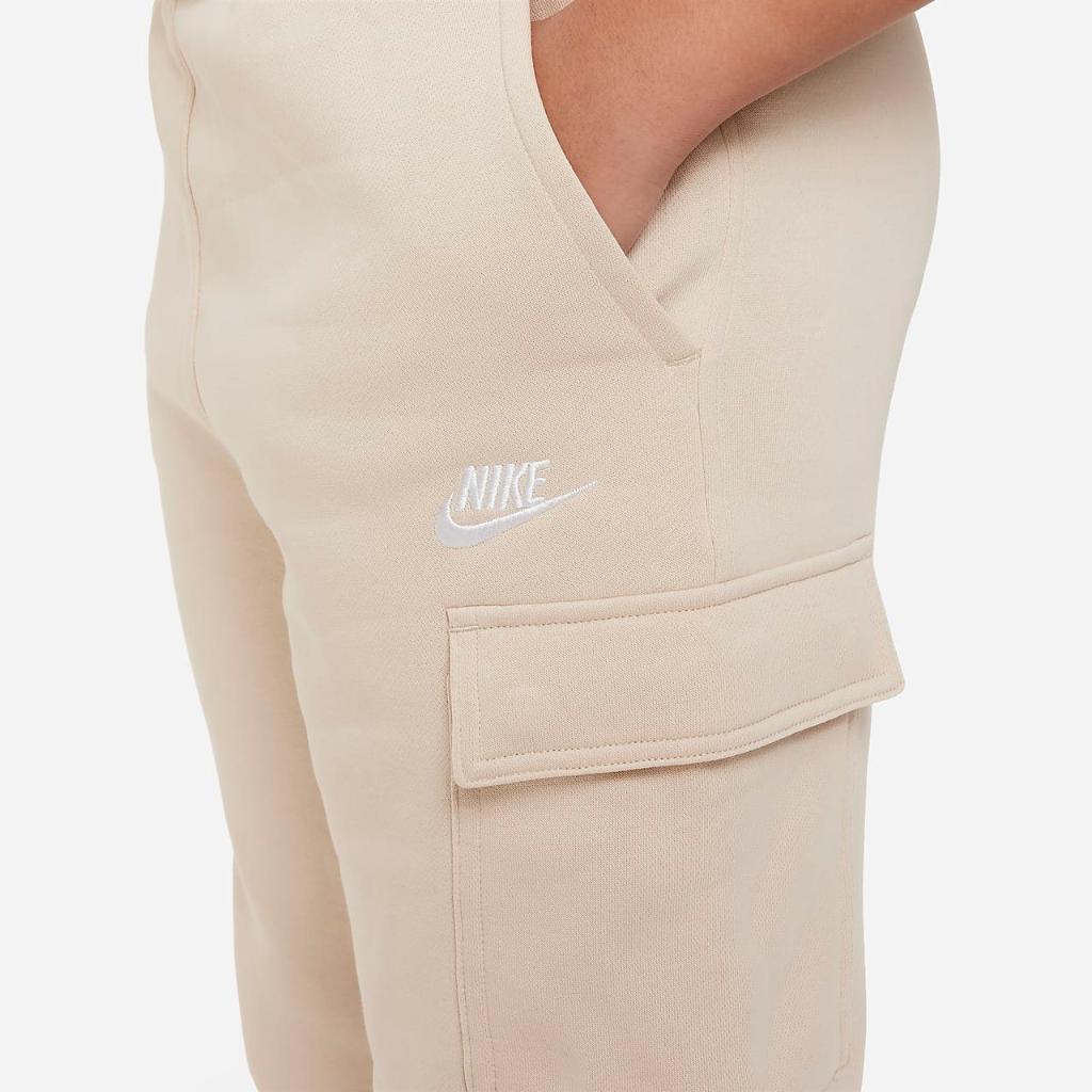 Nike Sportswear Club Fleece Big Kids&#039; Cargo Pants (Extended Size) FD3013-126