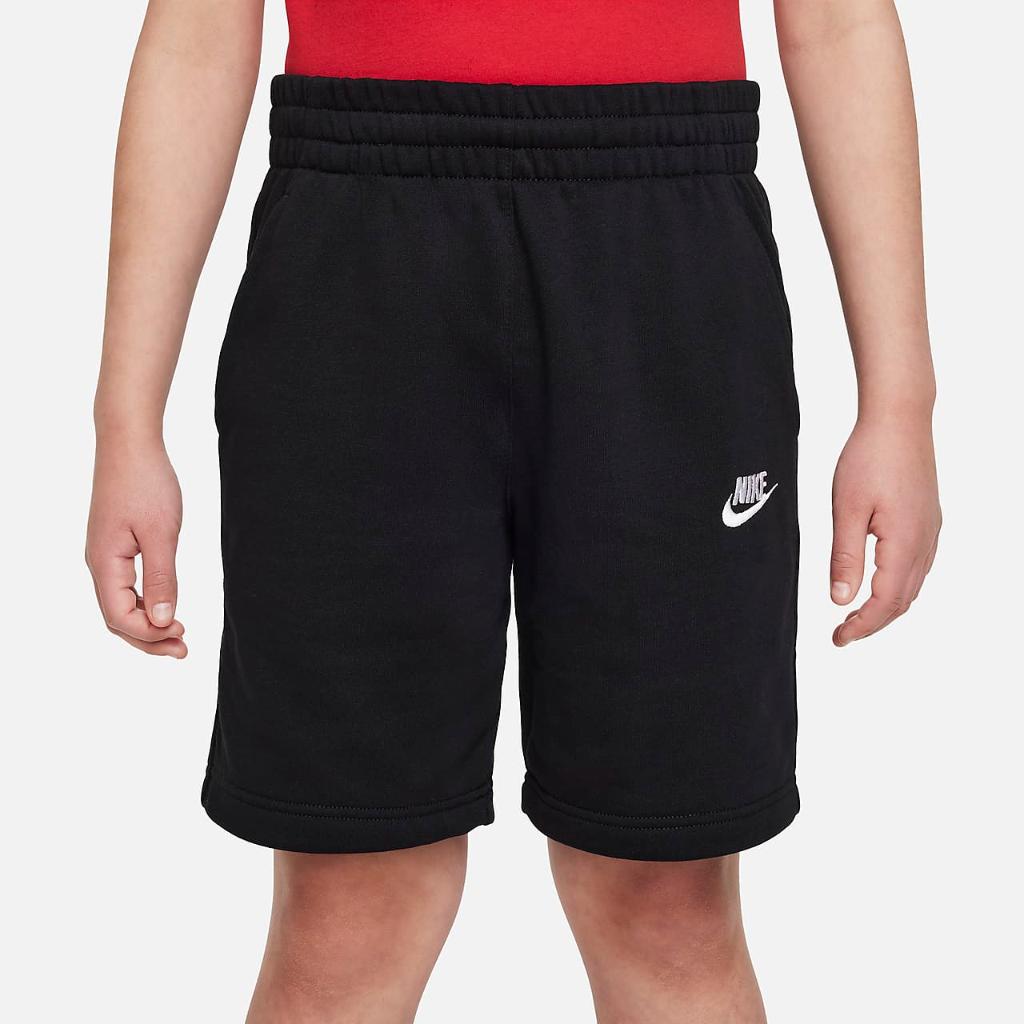 Nike Sportswear Club Fleece Big Kids&#039; French Terry Shorts FD3015-010