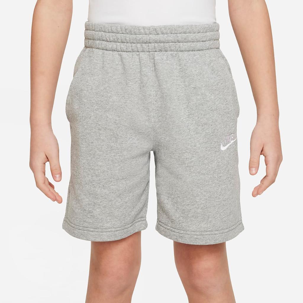 Nike Sportswear Club Fleece Big Kids&#039; French Terry Shorts FD3015-063