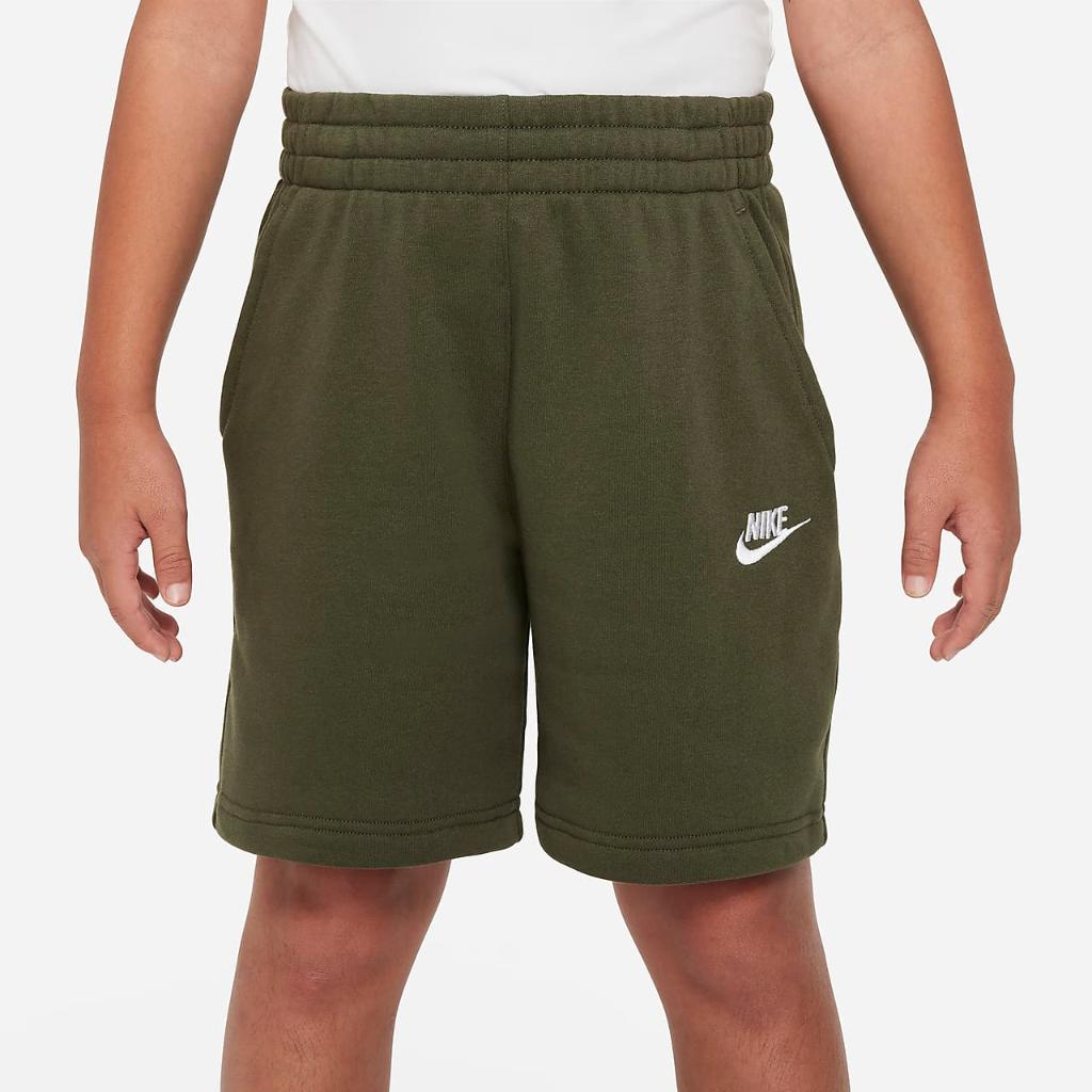Nike Sportswear Club Fleece Big Kids&#039; French Terry Shorts FD3015-325