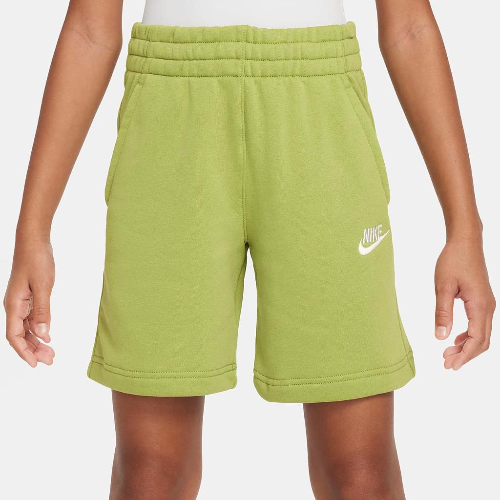 Nike Sportswear Club Fleece Big Kids&#039; French Terry Shorts FD3015-377