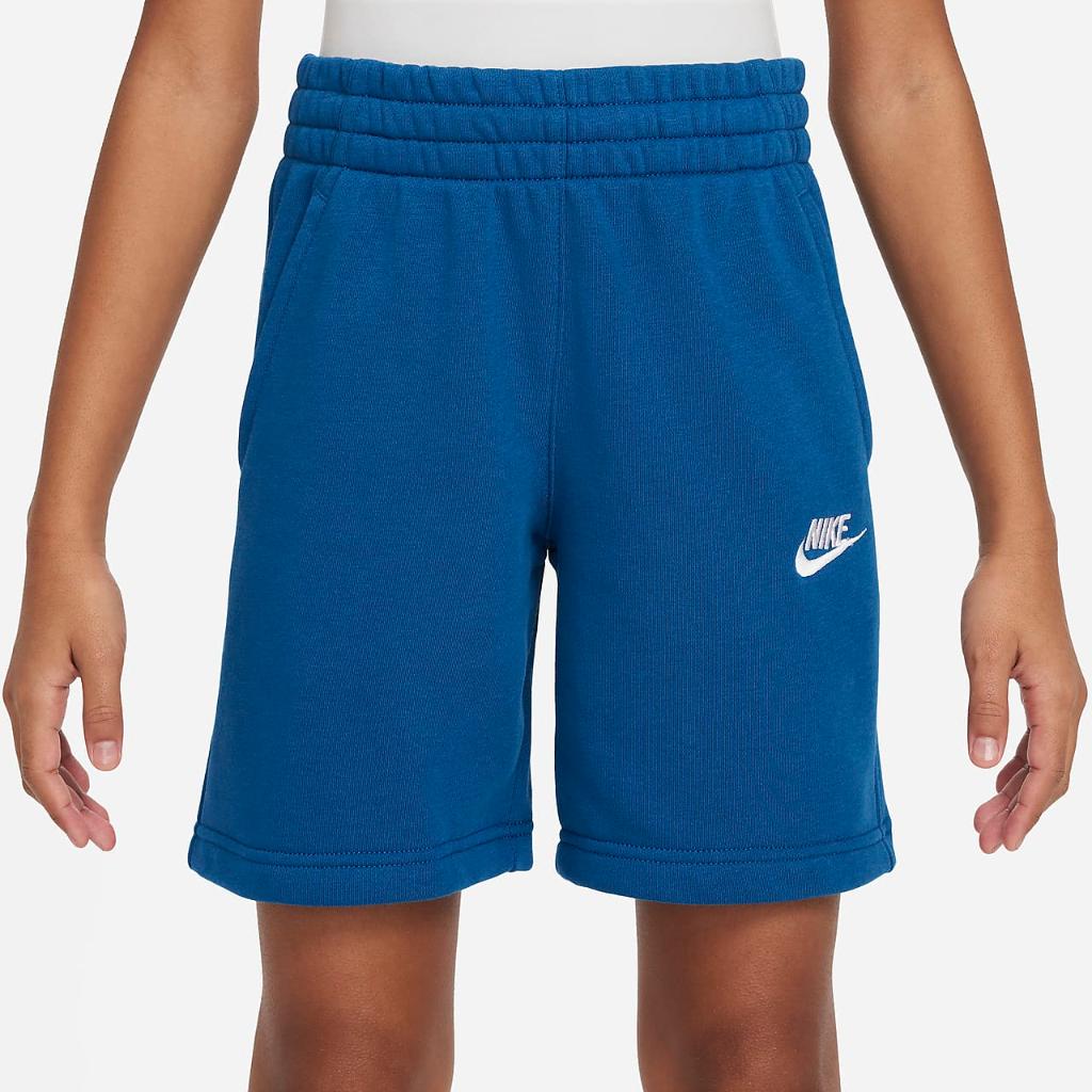 Nike Sportswear Club Fleece Big Kids&#039; French Terry Shorts FD3015-476