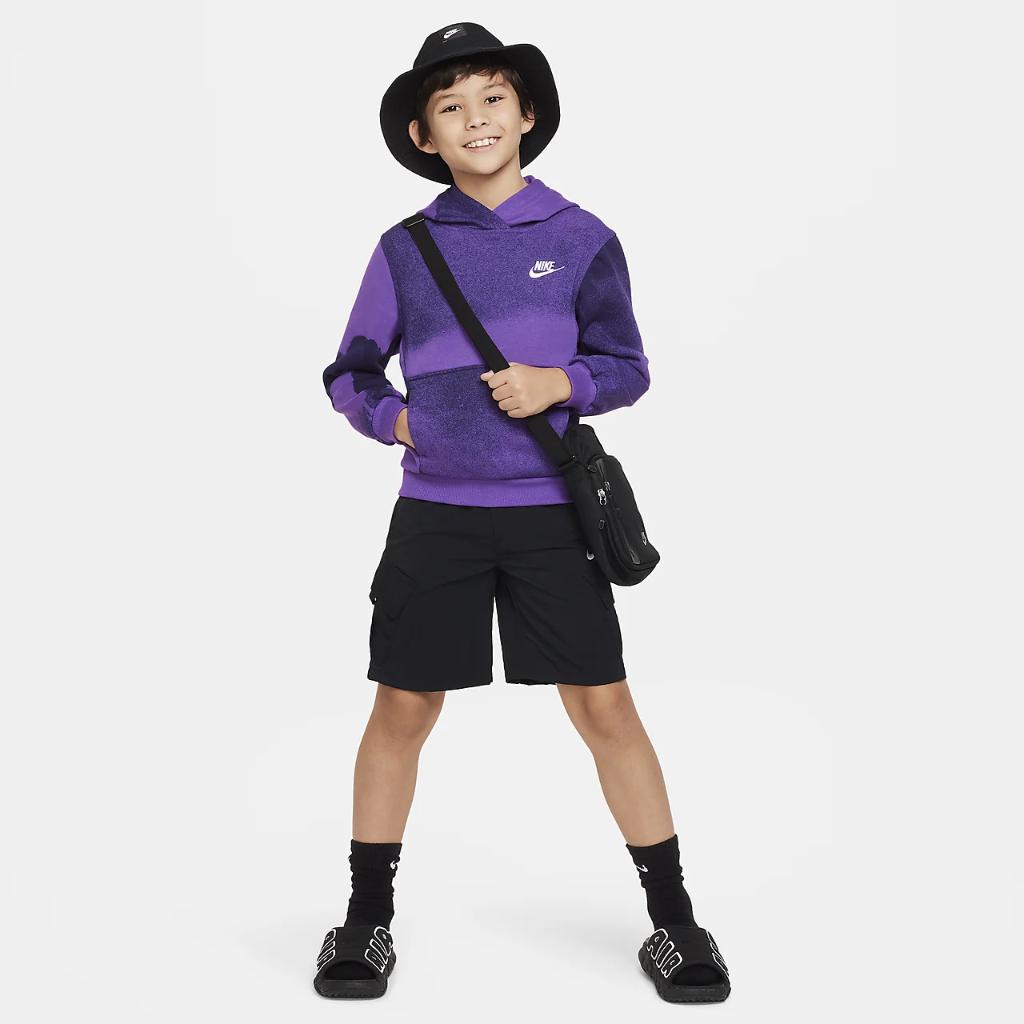 Nike Sportswear Club Fleece Big Kids&#039; Pullover Hoodie FD3174-599