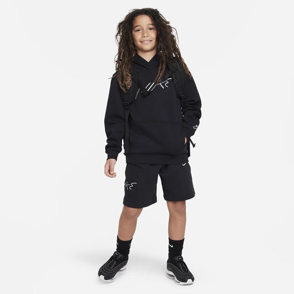 Nike Sportswear Club+ Big Kids&#039; Pullover Hoodie FD3176-010