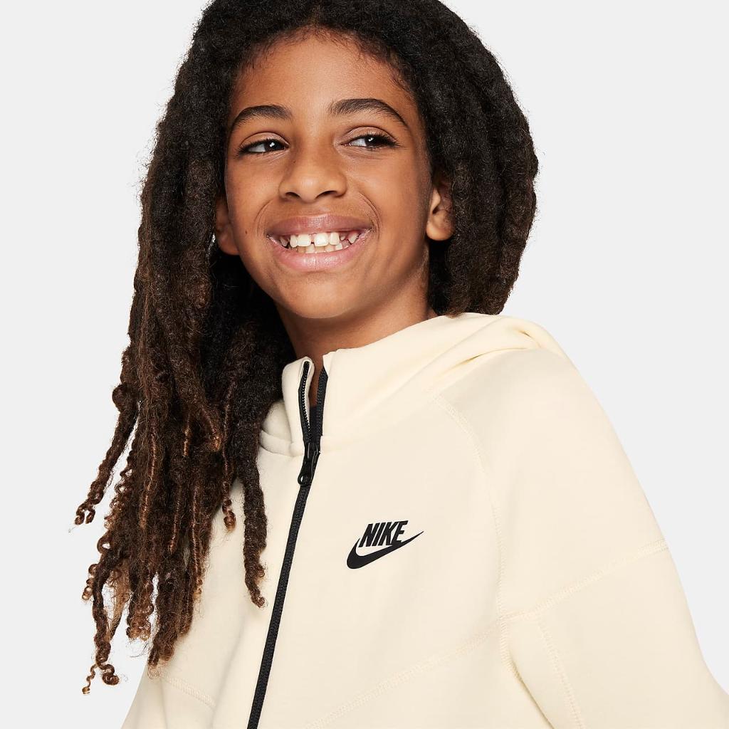 Nike Sportswear Tech Fleece Big Kids&#039; (Boys&#039;) Full-Zip Hoodie FD3285-113