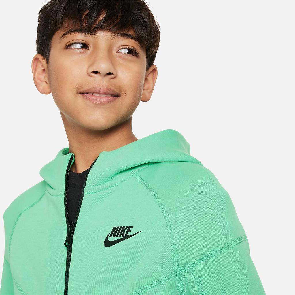 Nike Sportswear Tech Fleece Big Kids&#039; (Boys&#039;) Full-Zip Hoodie FD3285-363