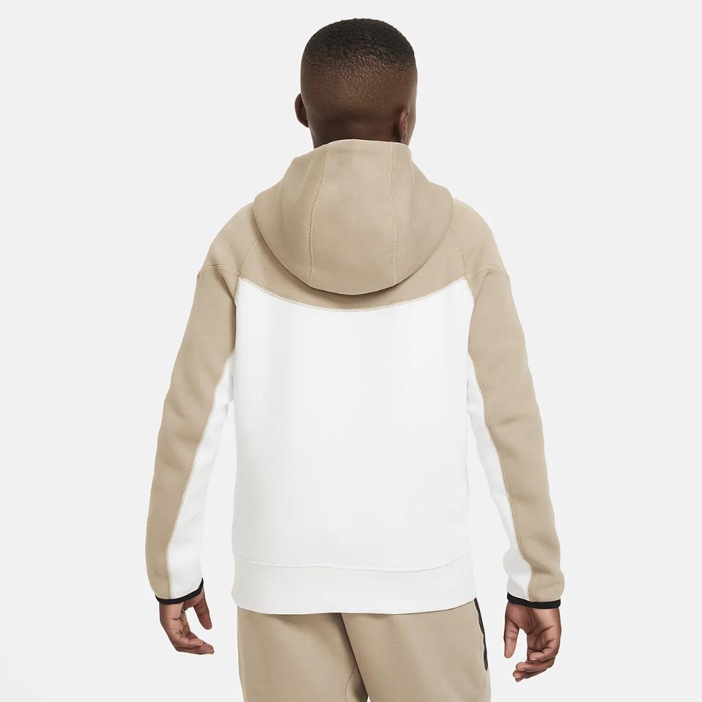 Nike Sportswear Tech Fleece Big Kids&#039; (Boys&#039;) Full-Zip Hoodie (Extended Size) FD3286-121
