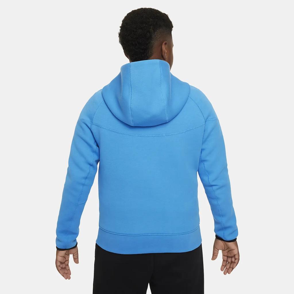Nike Sportswear Tech Fleece Big Kids&#039; (Boys&#039;) Full-Zip Hoodie (Extended Size) FD3286-435