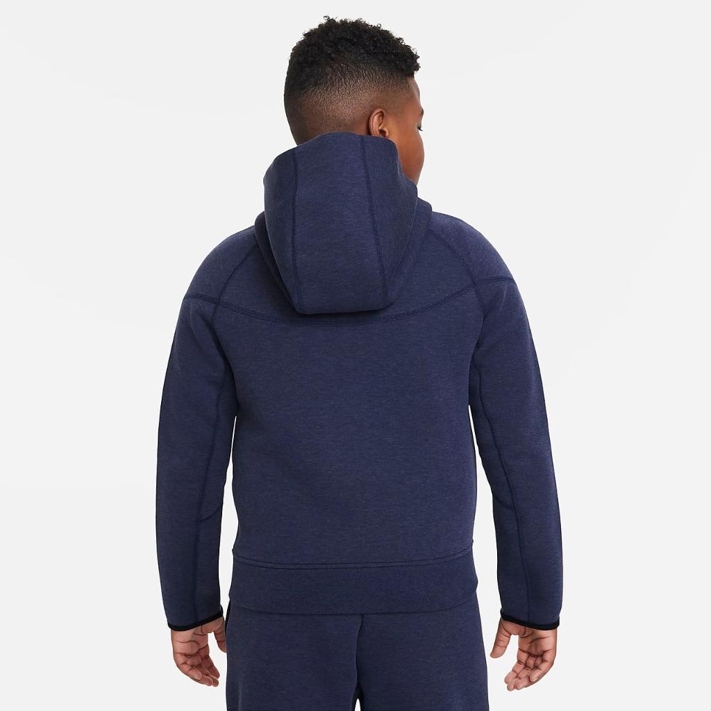 Nike Sportswear Tech Fleece Big Kids&#039; (Boys&#039;) Full-Zip Hoodie (Extended Size) FD3286-473