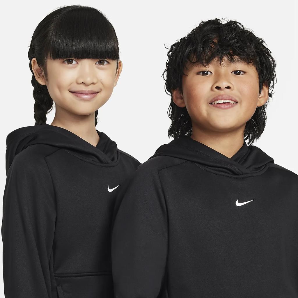 Nike Multi Big Kids&#039; Therma-FIT Pullover Training Hoodie FD3876-010