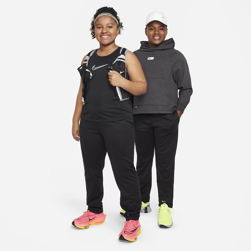 Nike Multi Big Kids&#039; Therma-FIT Open-Hem Training Pants (Extended Size) FD3882-010