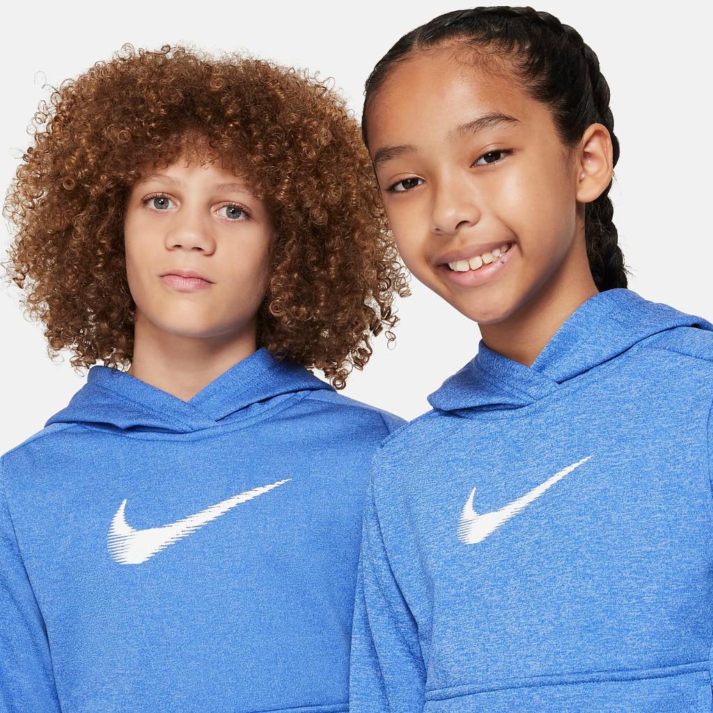 Nike Multi+ Big Kids&#039; Therma-FIT Pullover Hoodie FD3893-480