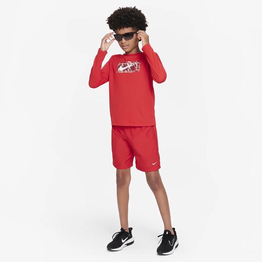 Nike Dri-FIT Multi Big Kids&#039; (Boys&#039;) Long-Sleeve Top FD3927-657