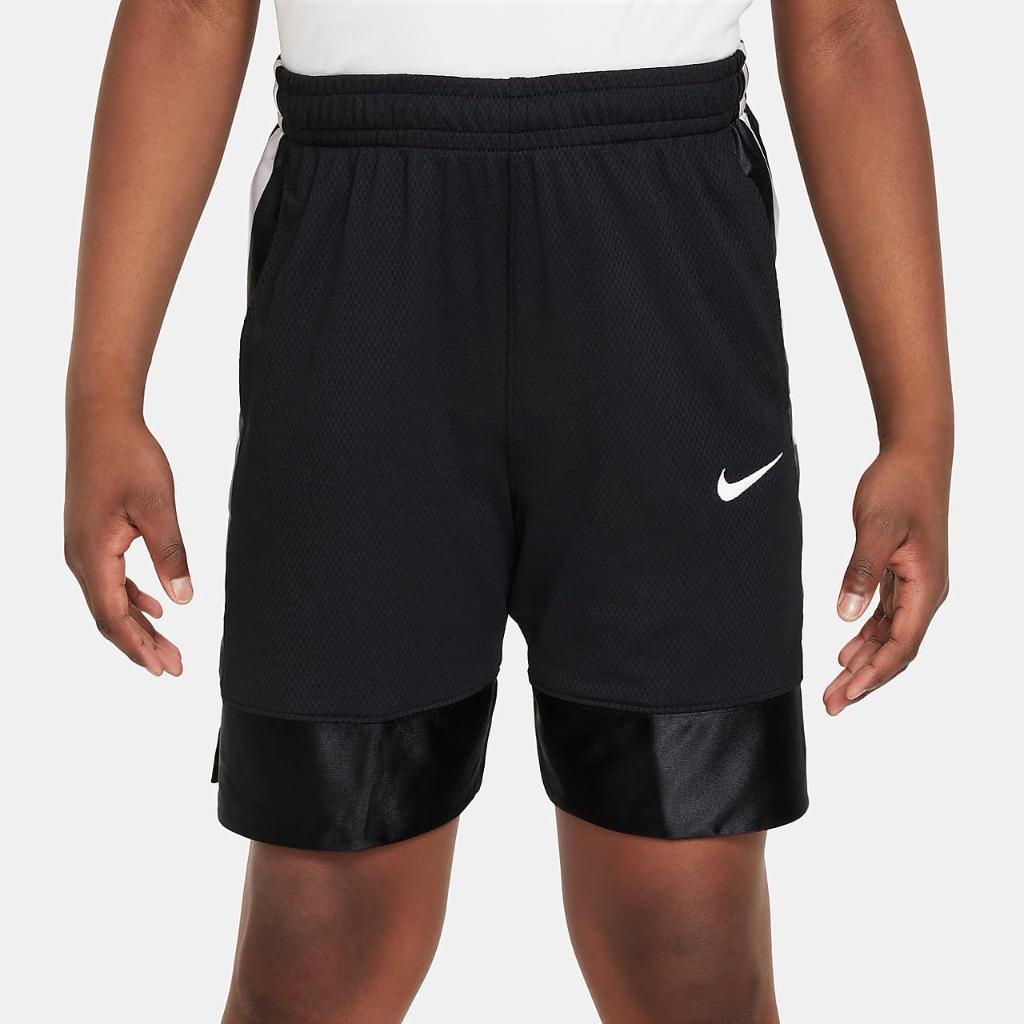Nike Dri-FIT Elite 23 Big Kids&#039; (Boys&#039;) Basketball Shorts (Extended Size) FD4005-010