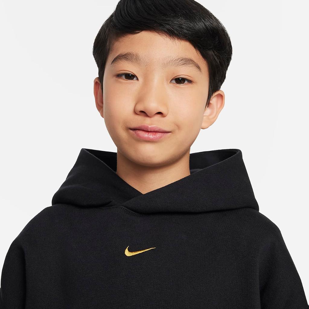 Nike Culture of Basketball Big Kids&#039; Oversized Pullover Basketball Hoodie FD4014-010