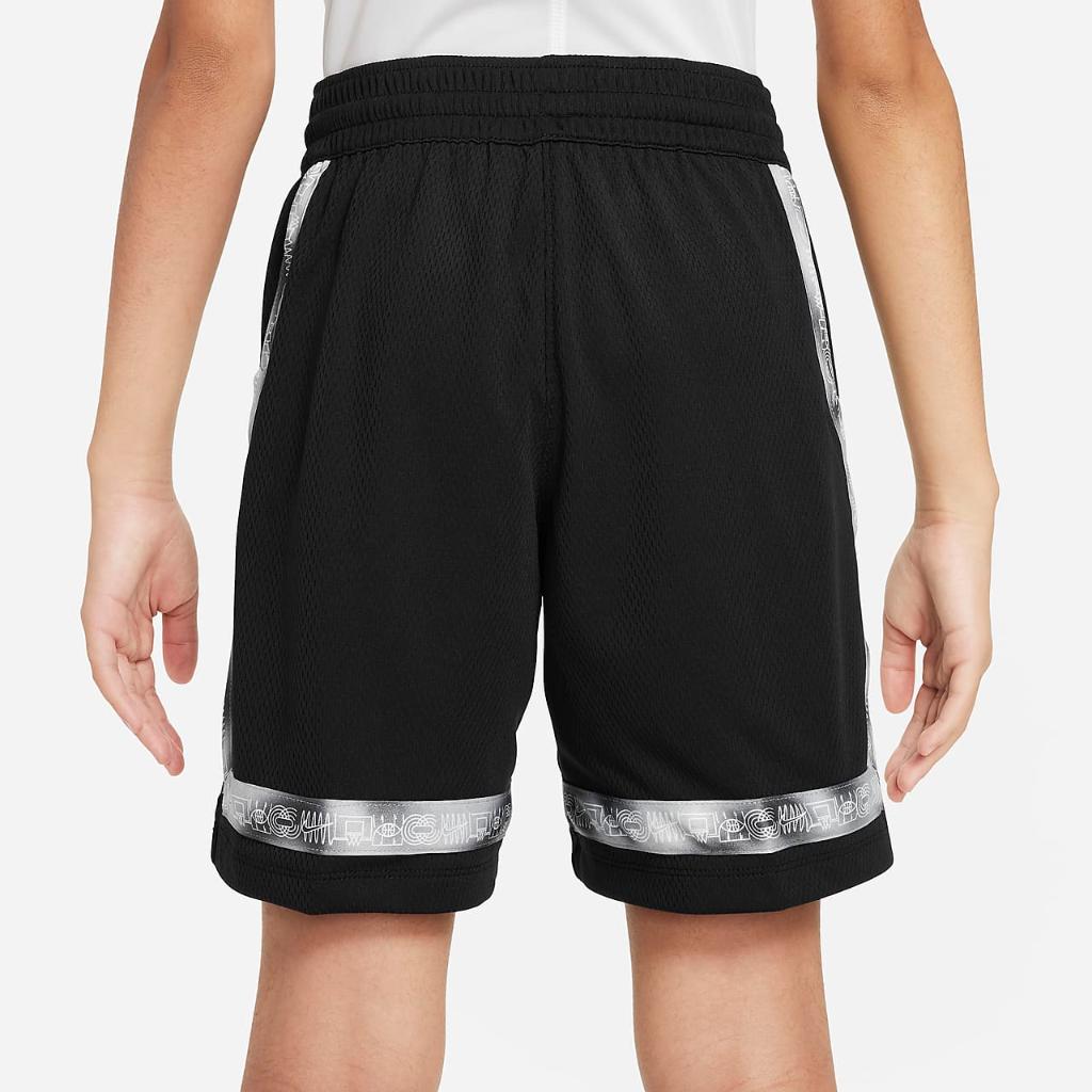Nike Dri-FIT Culture of Basketball Fly Crossover Big Kids&#039; (Girls&#039;) Printed Basketball Shorts FD4138-010