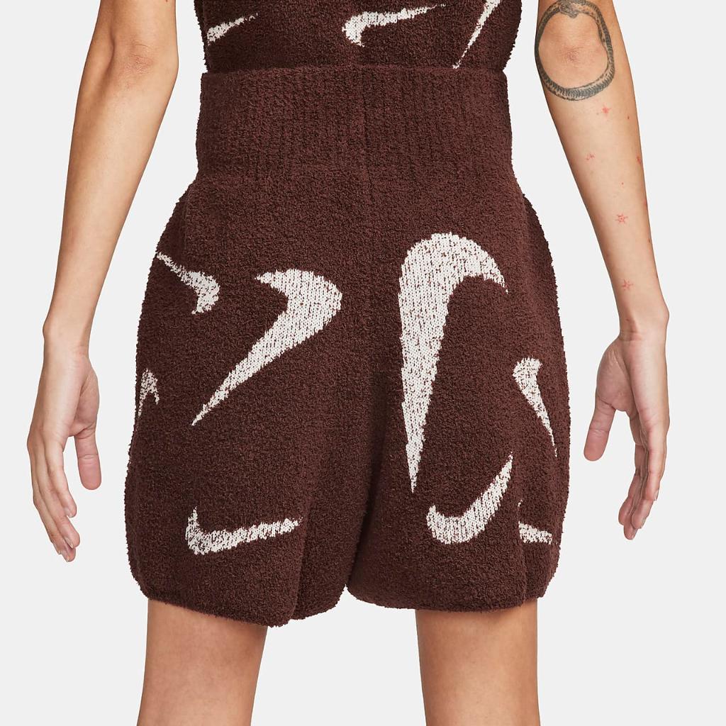 Nike Sportswear Phoenix Cozy Bouclé Women&#039;s High-Waisted Slim 4&quot; Knit Shorts FD4284-227